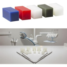 5pcs Dental Materials Set for Lost Wax Casting,Mold Sculpting & Students Practice,4 Color Oral Tools for Jewelry Carving