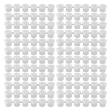 24 Strisce 5 Ml Strisce di Vernice Vuote Vasi per Tazze di Vernice Contenitori di Stoccaggio Trasparenti Pittura Forniture per Artigianato Artistico