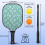 Σετ κουπιών Pickleball από fiberglass με λουλούδια, 2 μπάλες και τσάντα – Συμβατό με 4