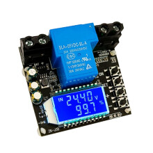 ZK-J30 Medidor de Coulomb Pantalla Prueba de BateríA ProteccióN de BateríA de Litio Contra Corriente Bidireccional 30A