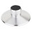 Vinyl Turntable Weight Metal Disc Stabilizer Vibration Reducer Record Clamp Turntables Silver 1