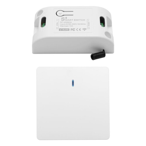 Wireless  Light  RF 433MHz Lighting Control Intelligent  AC 90-250V 10A Module( 1 W and 1 C)