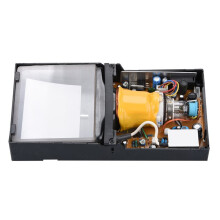 Monitor CRT Preto e Branco de 4 Polegadas, Tipo-Micro, 12V 4.2W, com Tubo de Imagem Eletrônico Vintage