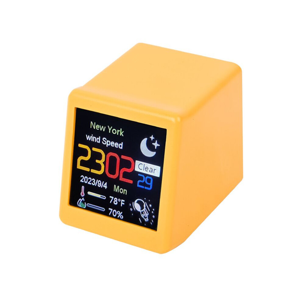 Wifi Weather Station Clock Diy Cute Gif Animations Desktop Decoration Electronic Album Function Clock C 4711359378431