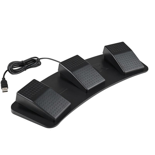 USB Triple Foot Switcher Controller Key Customized Keyboard Gaming Multimedia Action Pedal for Computer 1