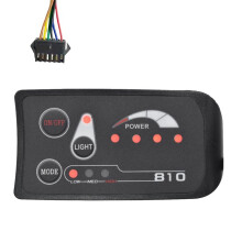 S810 E-Bike Meter Pantalla LED IP65 36V UART para Bicicleta EléCtrica Medidor de Bicicleta EléCtrica (SM 6PIN)