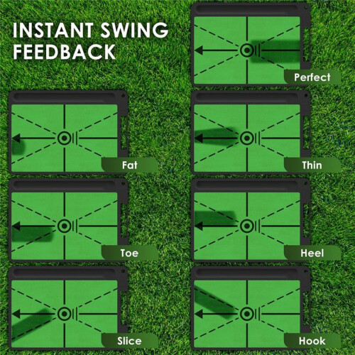 Hitting Mat for Swing Detection, Path Feedback  Practice Mat, Impact Mat for Indoor Outdoor 2