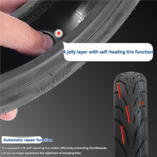 9x2 Banden met Gel voor M365 1S PRO PRO2 Kickscooterband