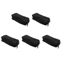 5X Capacity Pencil Case Oxford Storage Pouch Pen Case Simple Stationery Bag School Office Organizer Black
