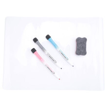 Magnetic Dry Erase Whiteboard Calendar For Refrigerator with 3 Pens and Large Eraser,For Notes Weekly Planning Drawing