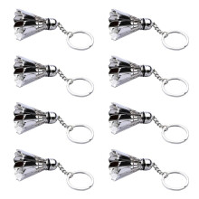 8X Kreative Metall Badminton Schluesselanhaenger Dreidimensionale Badminton Turnier Souvenir Schluesselanhaenger Anhaenger Sport Sport Niedlichen