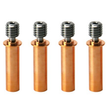 4X CR6 SE Titanium Alloy Bi-Metal Heatbreak for CR-6 SE Hotend 3D Printer 1.75MM Filament Heat Break
