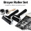 3-Pack Hard Rubber Brayer Rollers,1.4/2.4/4 Inch for Printmaking, Ink Stamping,Wallpaper, Art  & Construction Tools 3