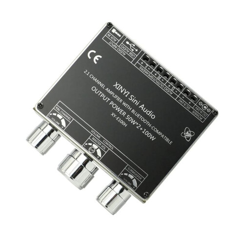 XY-E100H2.1 Channel  Audio Amplifier Board Module TPA3116 50Wx2+100W Subwoofer Multi-Function Module