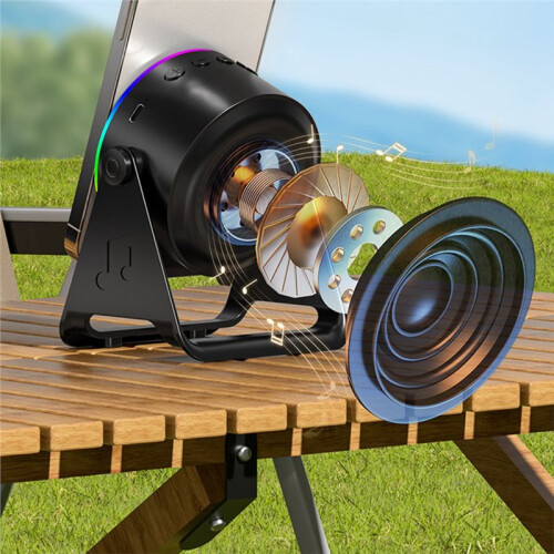 Mobile Phone Sensor Speaker Wireless  Desktop Speaker Multifunctional Live Streaming Stand 2