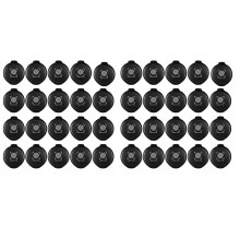 40 Pcs Almofada Tinta ImpressãO Digital ImpressãO Digital  Selo Preto Almofada Tinta Carimbo IdentificaçãO Fontes IdentificaçãO SegurançA
