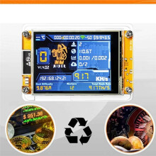 NMMiner NerdMiner Verbeterde Hashrate 917KH/S Miner ESP32 2,8 Inch Display Crypto Solo Loterij Bitcoin met Standaard
