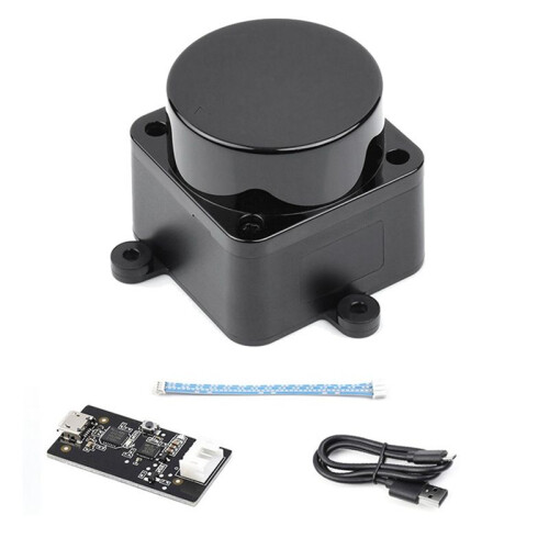 For DTOF LiDAR LD19  Kit 360 Ranging  Scanner Frequency 4500Hz Resistance TOF Flight  Ranging Sensor