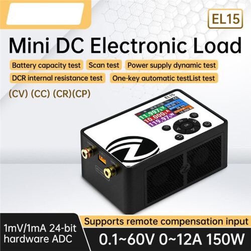 EL15  Electronic Load 150W Battery Capacity Tester  Programmable Power Supply Checker Constant Current Voltage 1