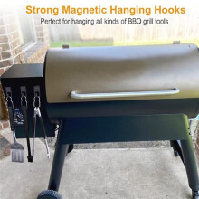 Magnetische Grillhaken - Rostfrei und Robust für Grillen im Freien, Küche und Kühlschrank (4er-Pack)