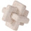 3-Link Knot Travertine Decor, Coffee Table Decor, Book Shelf Entry Table Decoration,Interlocking  Ornament 1