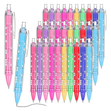 30 Stück -Kugelschreiber, Originelle und Lustige Fidget-Stifte mit Kugel im Inneren, Ideal zum Stressabbau und Als Gastgeschenk