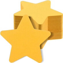 Star Shaped Paper Cards for Classroom Bulletin Board Party Wall Decoration & DIY School Projects