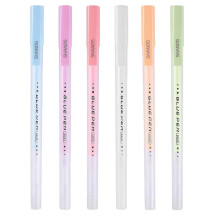 Klebestift, 6 Stück, 0,7 mm, Farben, Schnelltrocknender Flüssigklebestift, Feine Spitze, für Schule und Büro