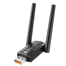 900Mbps USB WiFi Adapter Dual Band 5.4 2 in 1 Wi-Fi 6 Dongle Wireless Receiver for PC/Laptop Driver Free
