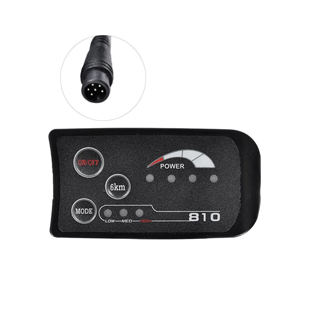 6Pin 48V S810 E-Bike Led Display Meter Ip65 Uart For Electric Bicycle Electric Bike Meter 4713632002309