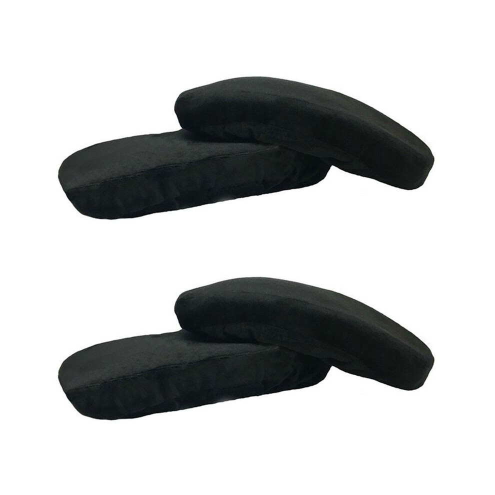 4 Pieces Set Ergonomic Memory Foam Chair Armrest Pad, Rest Comfy Rest Office Chair Rest Arm Rest Cover For Elbows 6032516000896