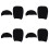 4X Corn Check Split Chair Covers Office Home Computer Chair Cover Armrest Elastic  Cover 1