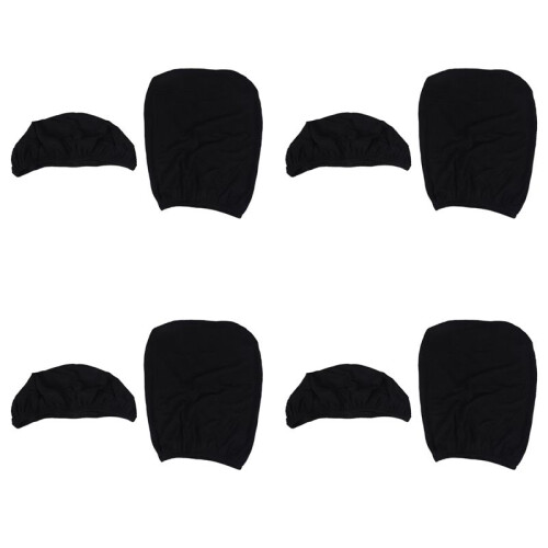 4X Corn Check Split Chair Covers Office Home Computer Chair Cover Armrest Elastic  Cover
