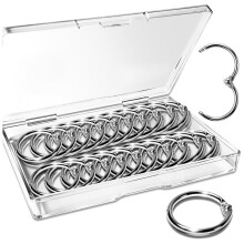 50 Multifunktionale Ringbuchringe - Ideal für Büro, Schule, Bastelarbeiten und DIY-Projekte