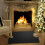 Fireplace Mat Black Polyester 39x60 Inch Fireproof Non-Slip 5