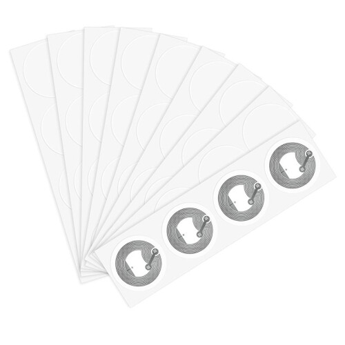 50 PCS NTAG213 NFC Tags Stickers Round, Rewritable, 137 Bytes Memory for Most NFC-Enabled Devices
