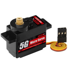 Servo Motor Digital com Engrenagens Metálicas, Impermeável e Durável, para Carros, Aviões, Robôs e Outros Brinquedos de Controle Remoto