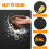 Fireplace Mat Black Polyester 39x60 Inch Fireproof Non-Slip 7