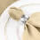 BalsaCircle100Pièces17" Serviettes de table en polyester beige Mariage 4