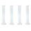 4X 500 Ml Plastic Transparent Graduated Tube. 1