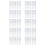 50Pcs Clear Acrylic Pencil Case, Reusable Pen Gift Box Empty Plastic Pen Storage Container Pencil Packaging Box Set 1