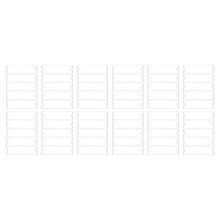 60X Acrylic Name Plate Holder Premium, 2X8 Inch,Clear Acrylic Plastic Sign Holder Frame Wall Name Plates for Office