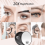 Magnifying Mirror,Professional Magnification Function Magnifying Mirror Suction Cup,Powerful Suction Cup Design Small Mirror,Black 3