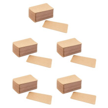 500 Stuecke Leere Kraftpapier Visitenkarten Wort Karte Nachricht Karte DIY Geschenkkarte