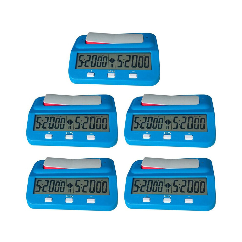 5X Chess Basic Digital Chess Clock And Game Timer, Accurate Digital Portable Clock, Digital Watch Timer () 6033232265392