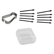 Replacement Tips for 2,Durable Pen Tips for 1/2 Pen Nibs (10PCS) with Tool Black