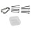 Replacement Tips for  2,Durable  Pen Tips for  1/2 Pen Nibs (10PCS) with Tool Black 1