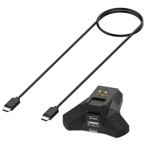 Base de Carga para Mouse con Cable de Carga para  DeathAdder V2 Pro/Naga Pro/Viper /Basilisk