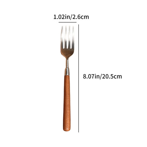 Stainless Steel Flatware, Spoon or Fork, Kitchen Utensils for Everyday Dining(Fork) 2
