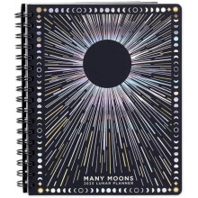2025 Viele Monde Mondplaner, Mondplaner für Hexen, Magischer Mondplaner, 2025 Planer-Notizbuch mit Mond